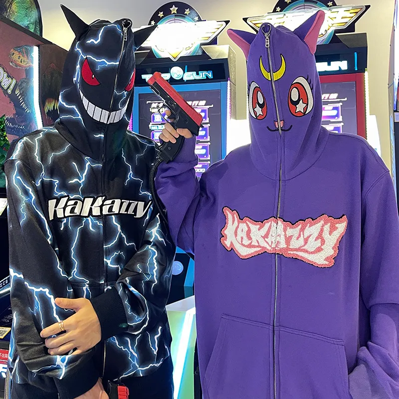 KAKAZZY Sweatshirts Unisex Purple-12