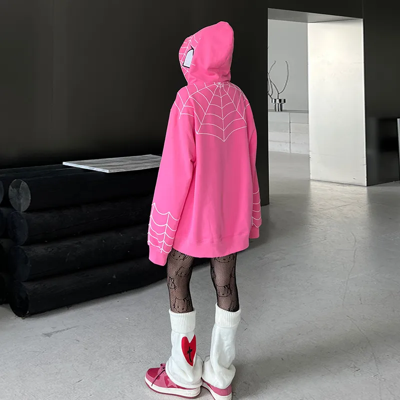 KAKAZZY Sweatshirts Unisex Pink-8