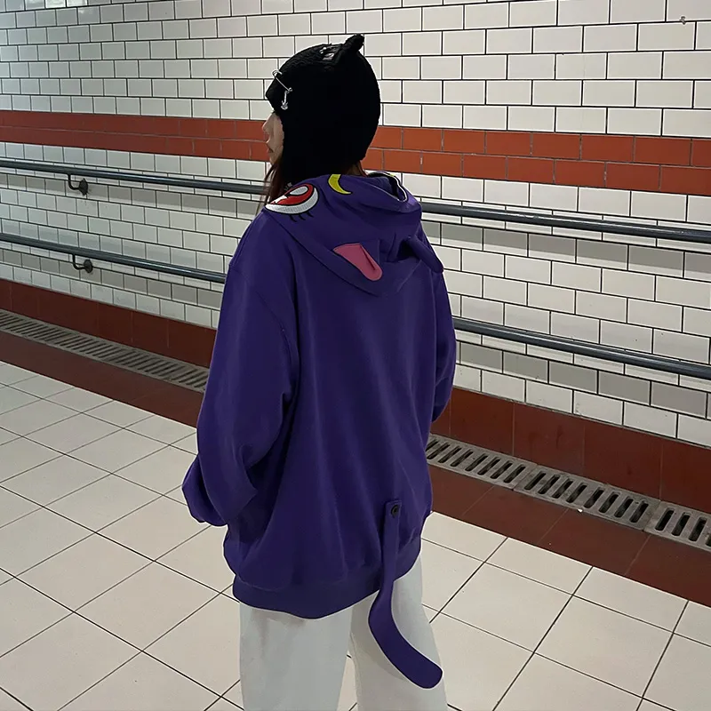 KAKAZZY Sweatshirts Unisex Purple-13