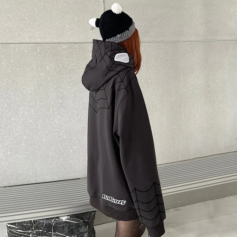 KAKAZZY Sweatshirts Unisex Dark Gray-11