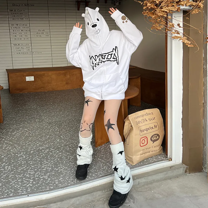 KAKAZZY Sweatshirt Unisex White-6