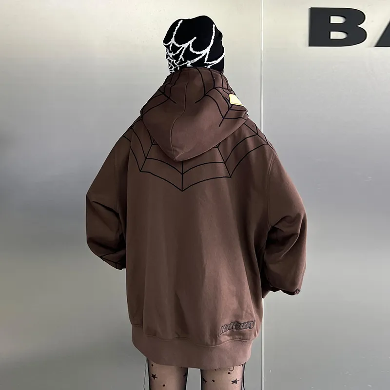 KAKAZZY Sweatshirts Unisex Brown-8