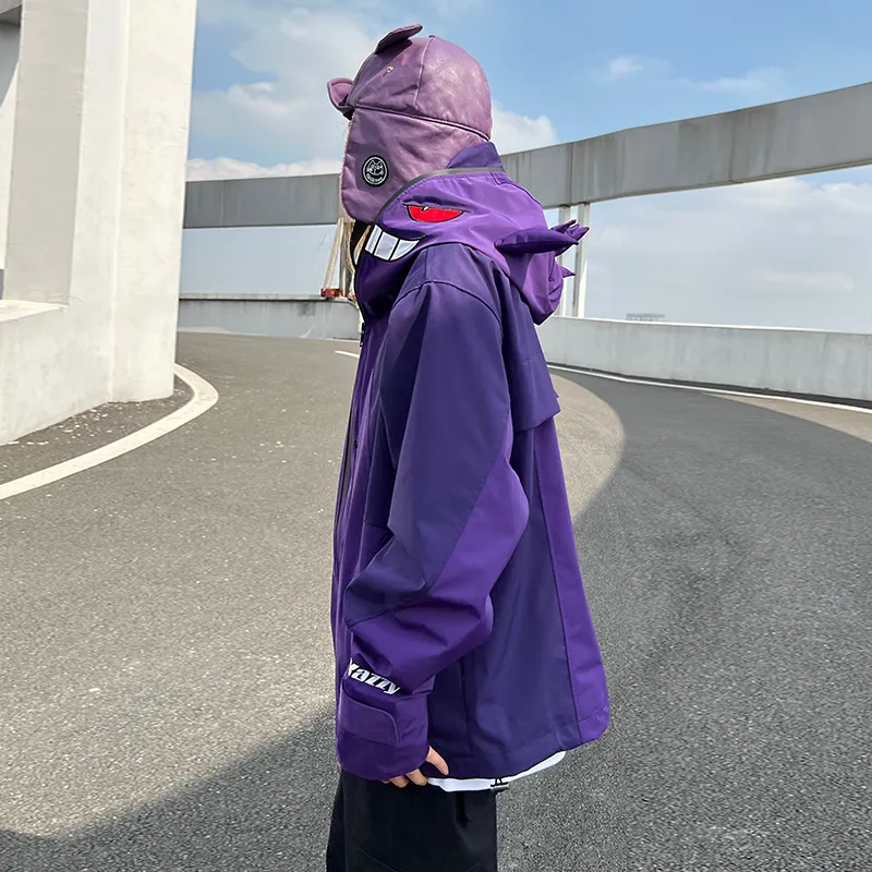 KAKAZZY Jackets Unisex Purple-7