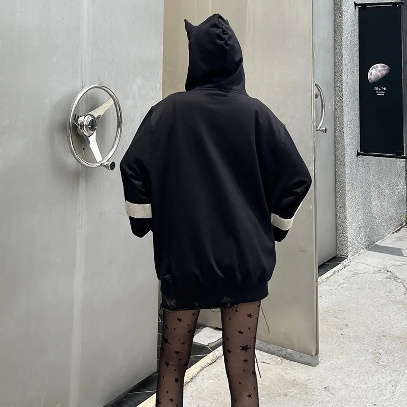 KAKAZZY Sweatshirts Unisex Black-6