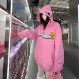 KAKAZZY Sweatshirts Unisex Pink