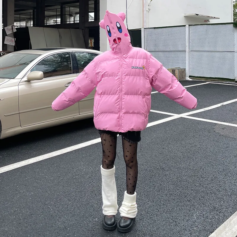 KAKAZZY Puffer Jacket Unisex Pink-7