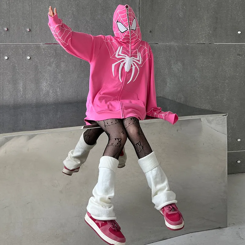 KAKAZZY Sweatshirts Unisex Pink-6