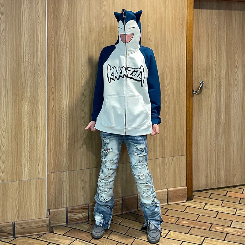 KAKAZZY Sweatshirts Unisex Lake Blue-10