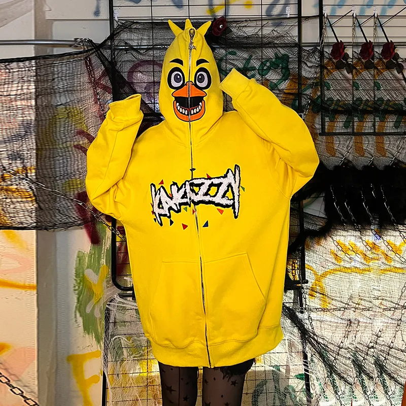 KAKAZZY Sweatshirt Unisex Yellow-6