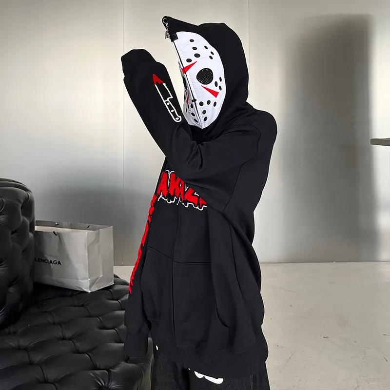KAKAZZY Sweatshirt Unisex Black-8