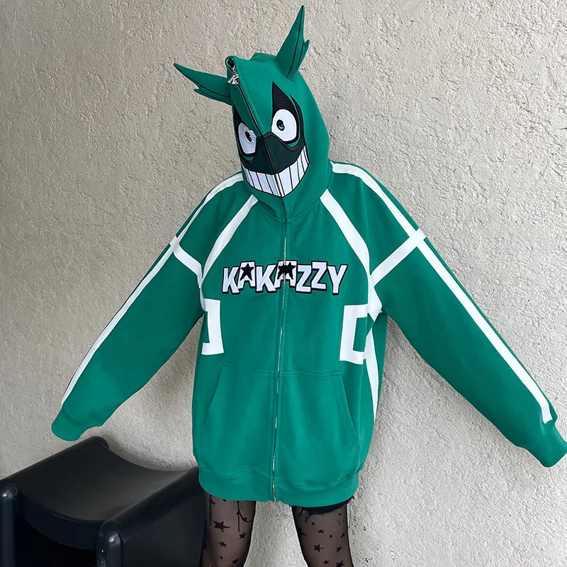 KAKAZZY Sweatshirts Unisex Green-10