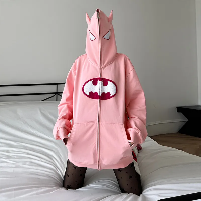 KAKAZZY Sweatshirts Unisex Pink-5