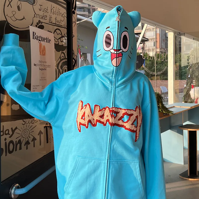 KAKAZZY Sweatshirt Unisex Sky Blue-8