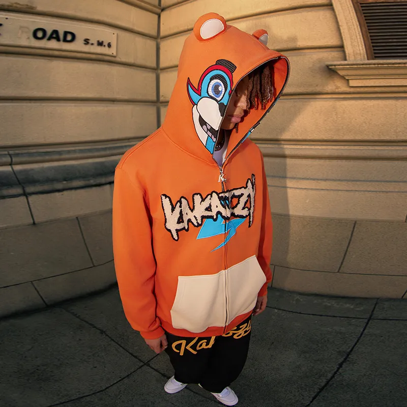 KAKAZZY Sweatshirt Unisex Brown-7