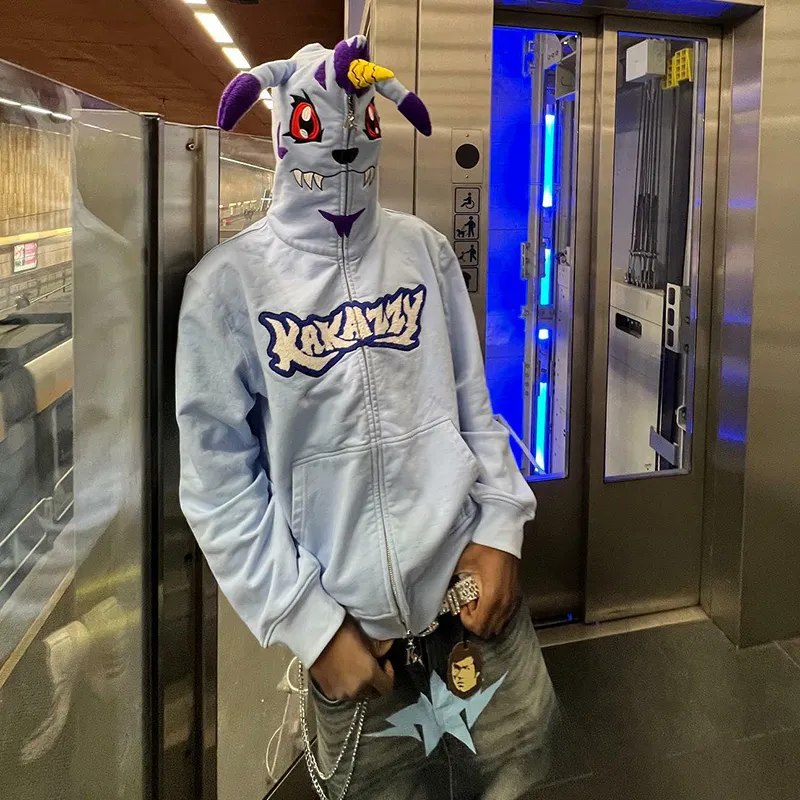 KAKAZZY Sweatshirts Unisex Sky Blue-10