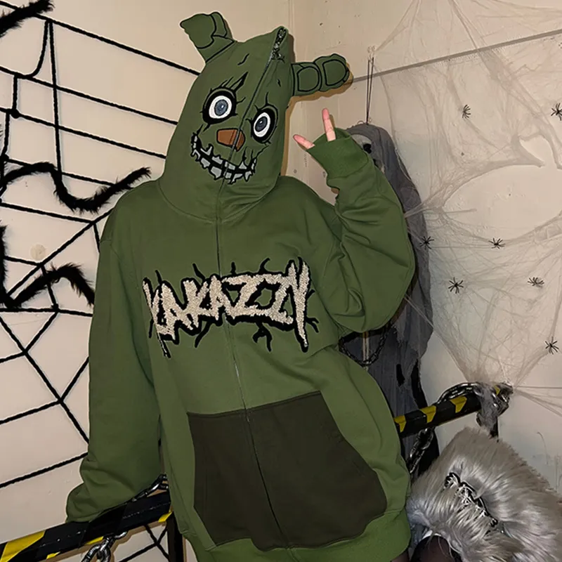 KAKAZZY Sweatshirt Unisex Green-5