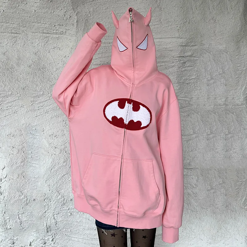 KAKAZZY Sweatshirts Unisex Pink-7