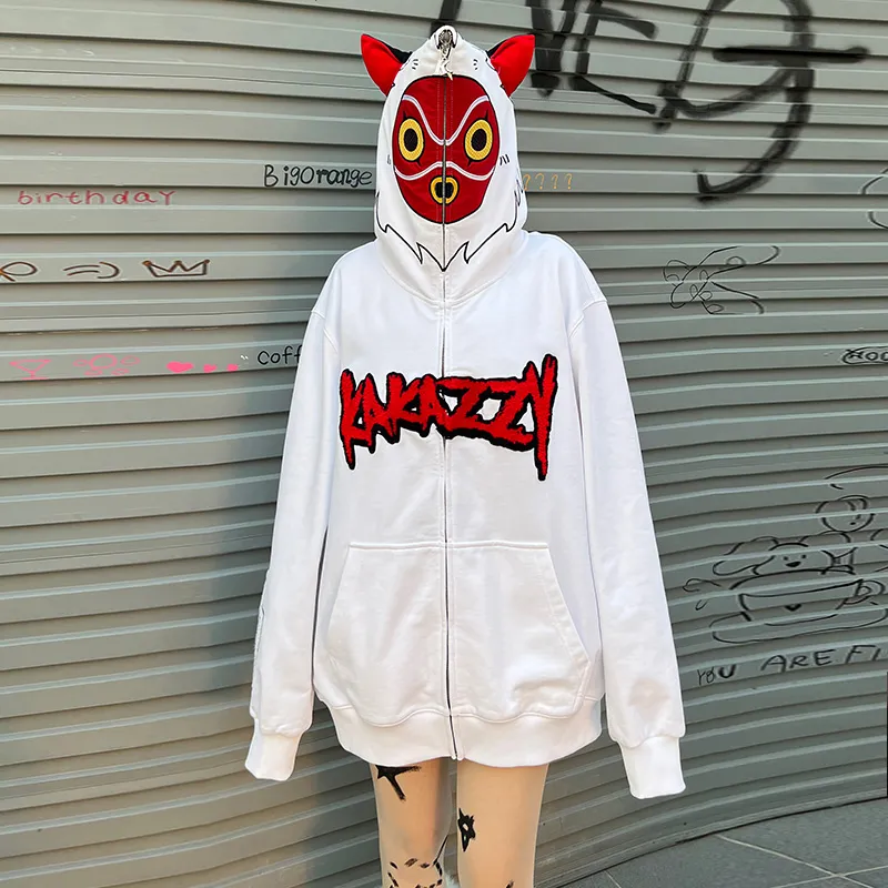 KAKAZZY Sweatshirt Unisex White-5