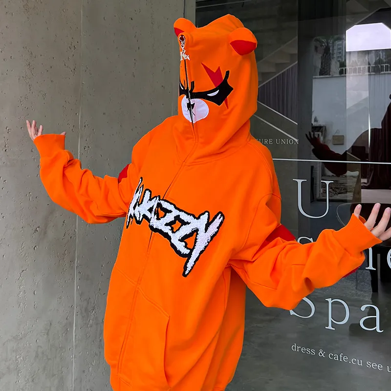 KAKAZZY Sweatshirt Unisex Orange-8