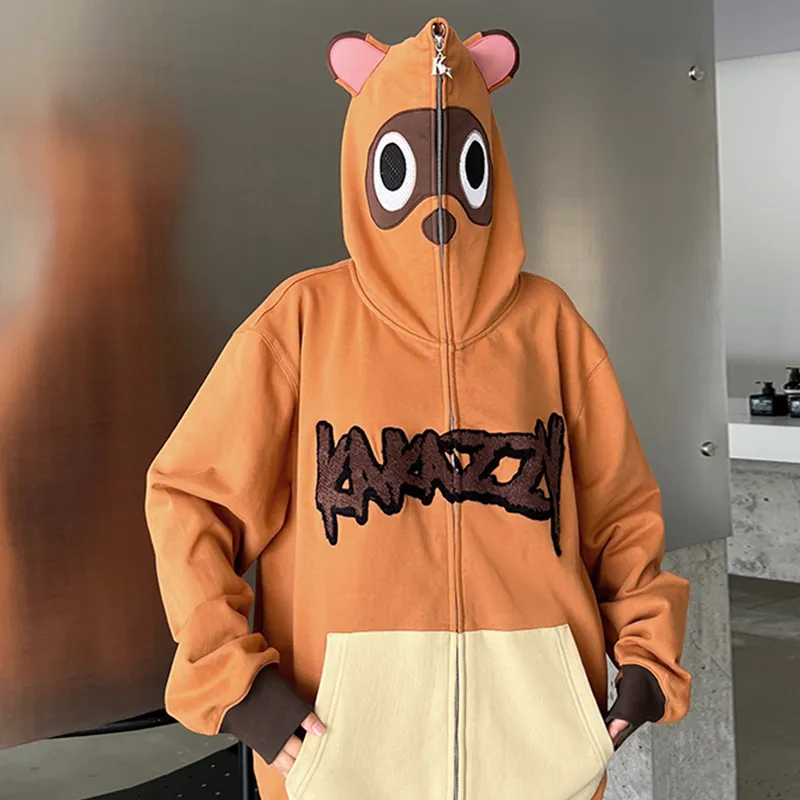 KAKAZZY Sweatshirt Unisex Brown-6