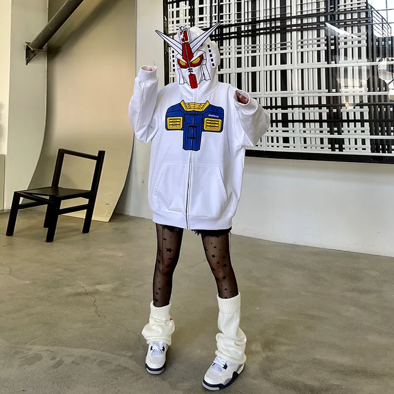 KAKAZZY Sweatshirt Unisex White-10