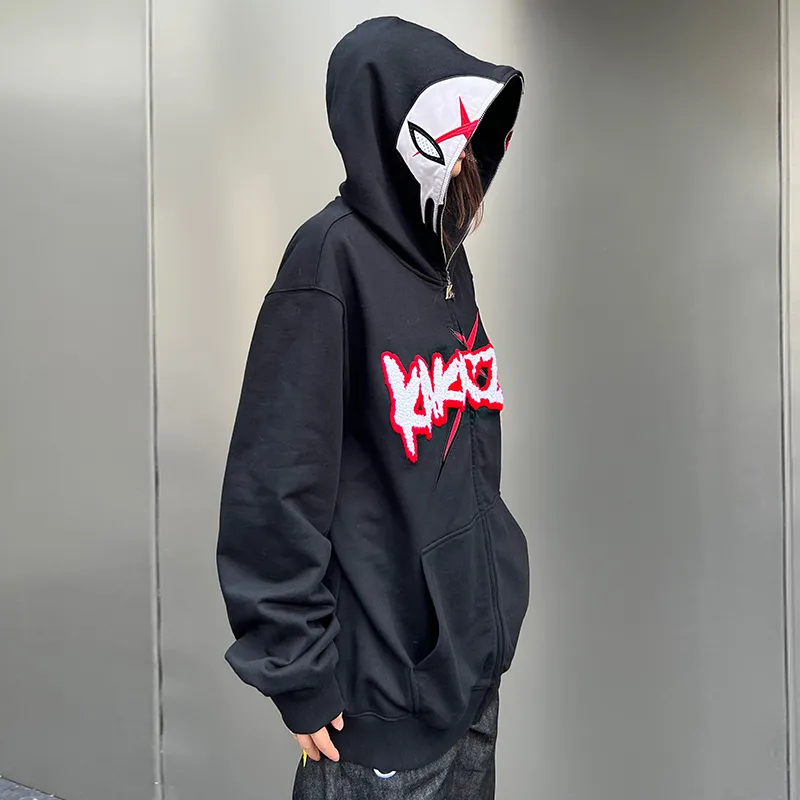 KAKAZZY Sweatshirt Unisex Black-8