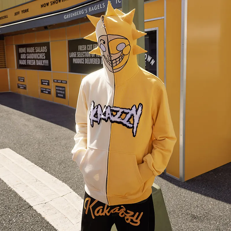 KAKAZZY Sweatshirt Unisex Yellow-8
