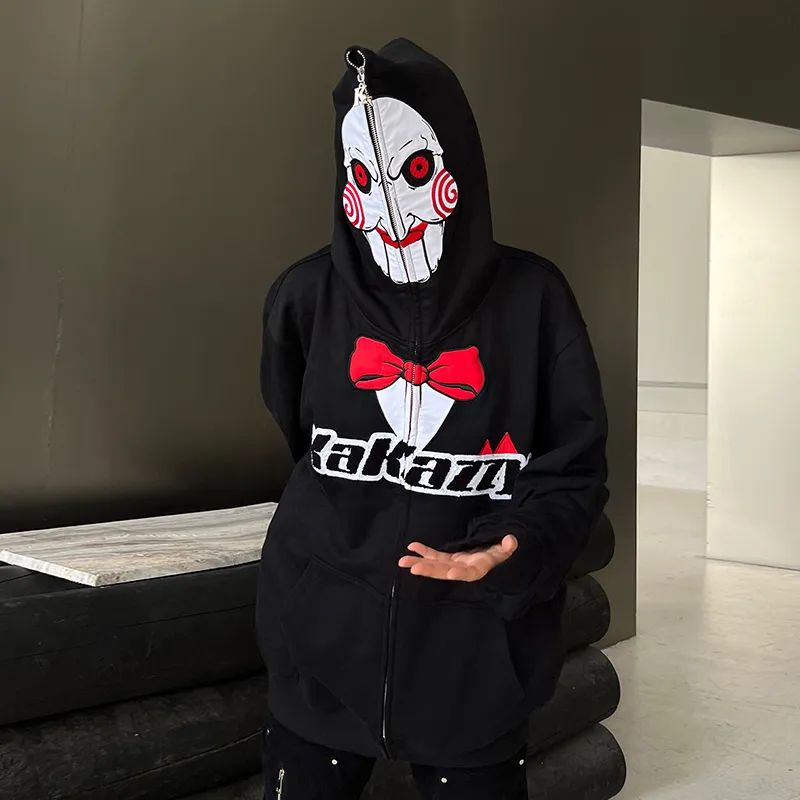 KAKAZZY Sweatshirts Unisex Black-6