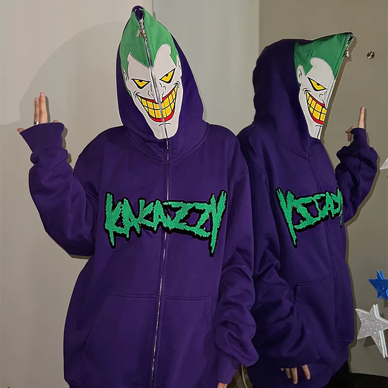 KAKAZZY Sweatshirts Unisex Purple-5