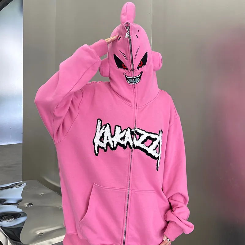 KAKAZZY Sweatshirts Unisex Pink-7