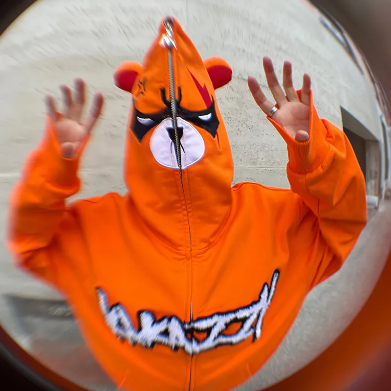 KAKAZZY Sweatshirt Unisex Orange-6