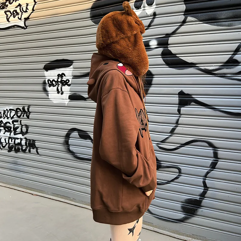 KAKAZZY Sweatshirt Unisex Brown-7