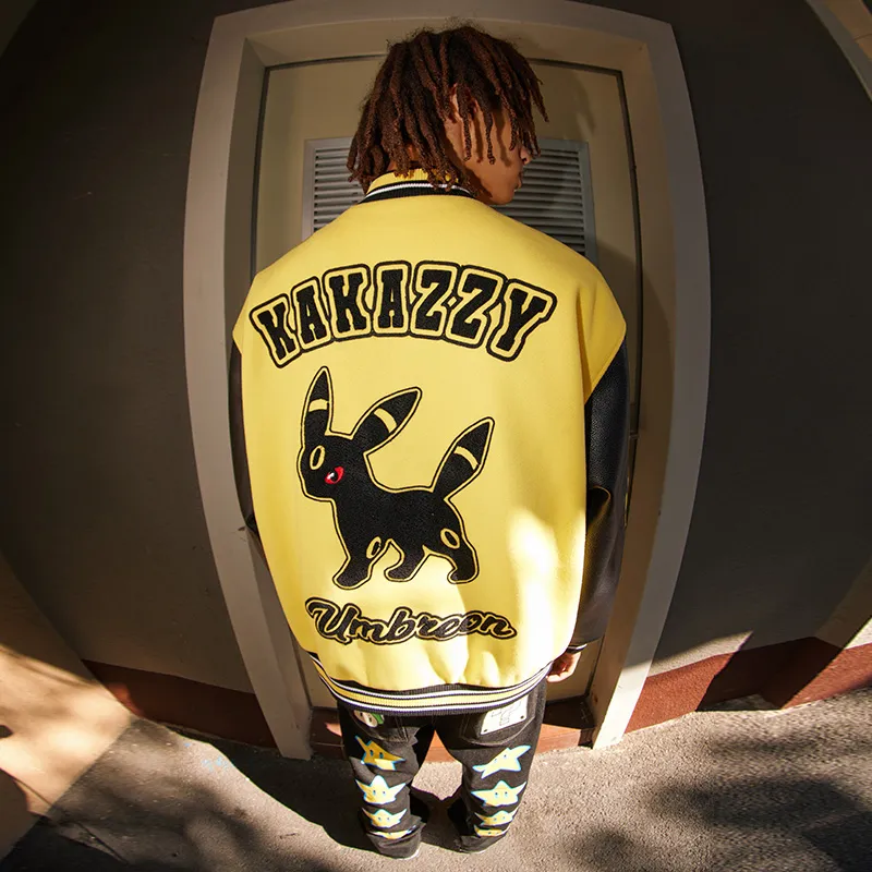 KAKAZZY Jackets Coats Unisex Yellow-2