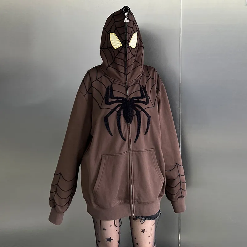 KAKAZZY Sweatshirts Unisex Brown-9