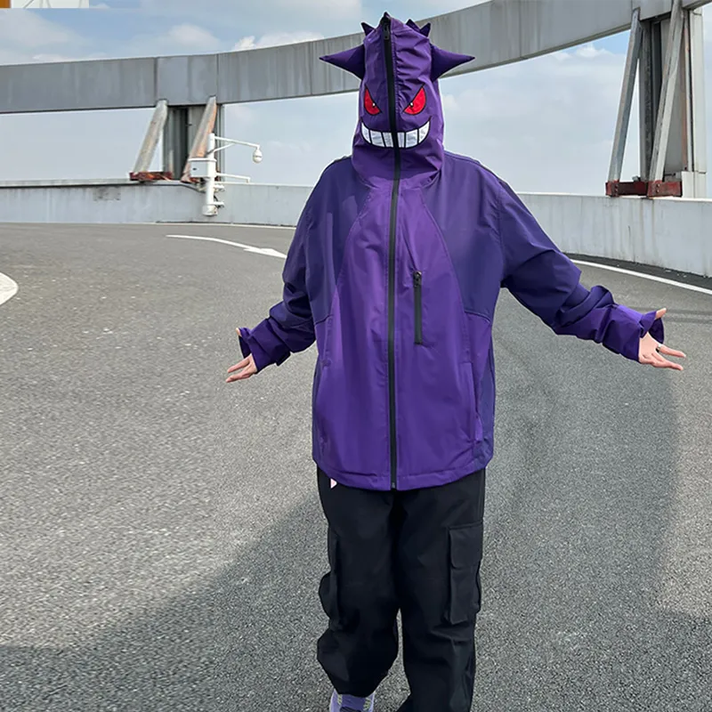 KAKAZZY Jackets Unisex Purple-9