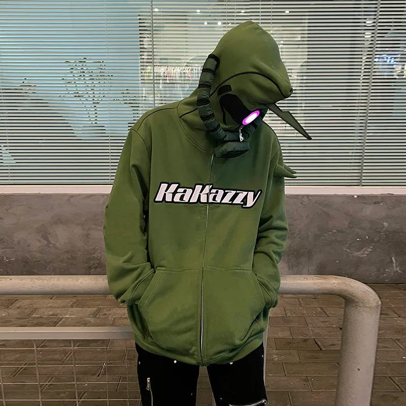 KAKAZZY Sweatshirts Unisex Green-9