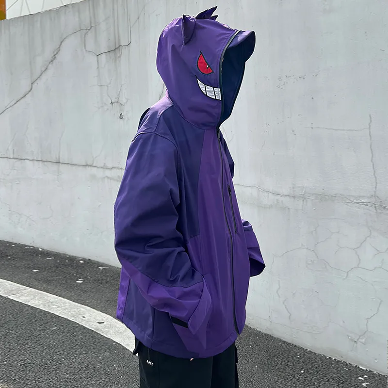 KAKAZZY Jackets Unisex Purple-8