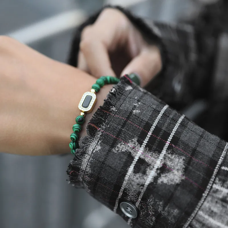 BABAMA Malachite Bracelets Unisex-5