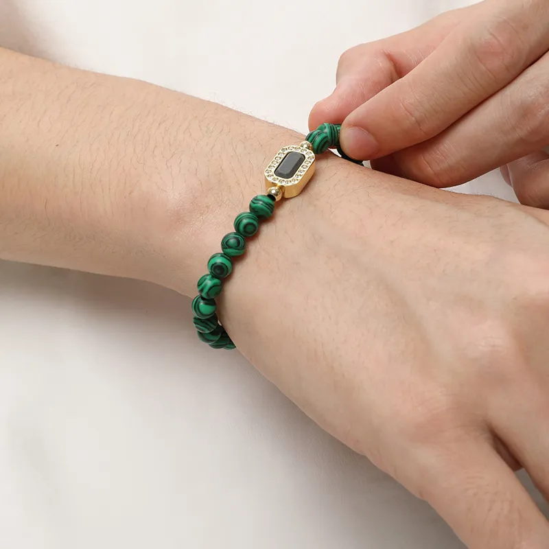 BABAMA Malachite Bracelets Unisex-2