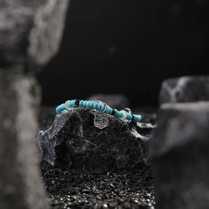 BABAMA Blue Turquoise Bracelets Unisex-4