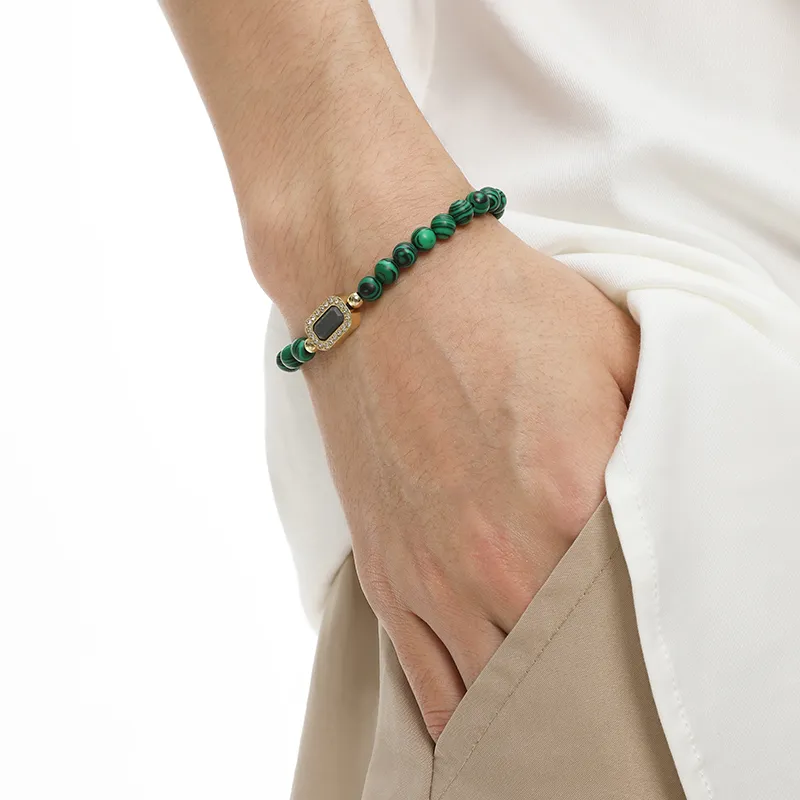BABAMA Malachite Bracelets Unisex-3