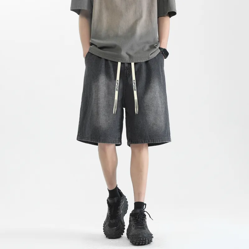 KIPONE Denim Shorts Unisex-2