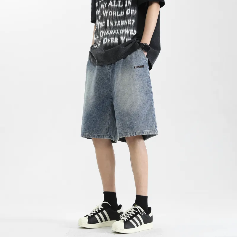 KIPONE Denim Shorts Unisex-7