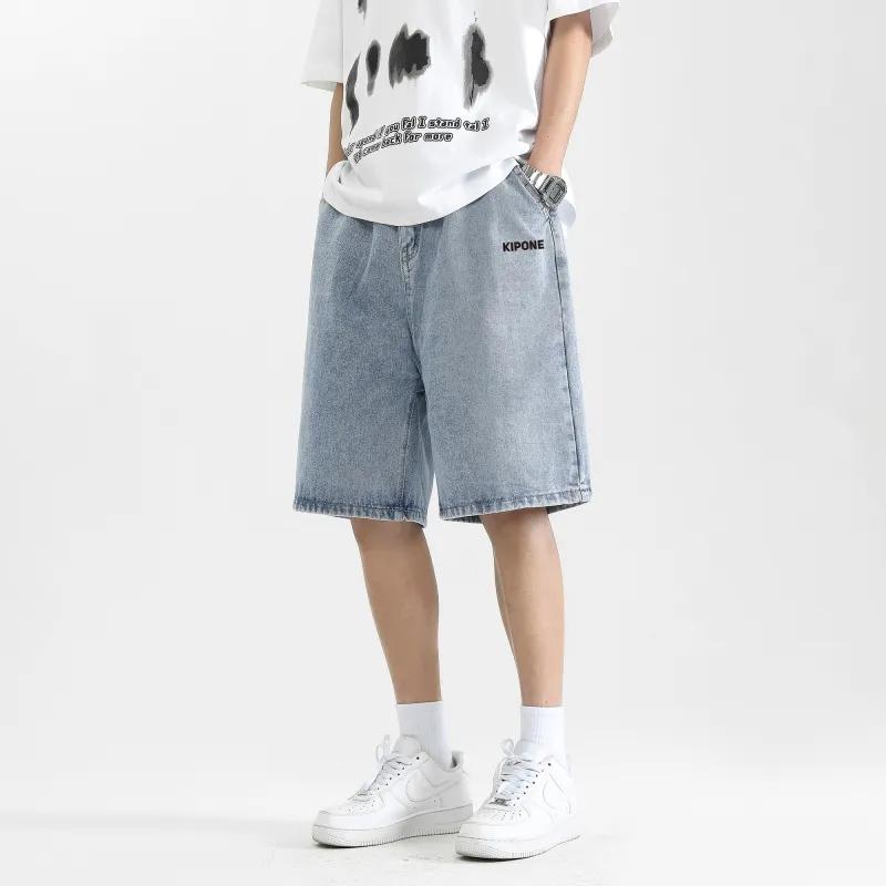 KIPONE Denim Shorts Unisex-8