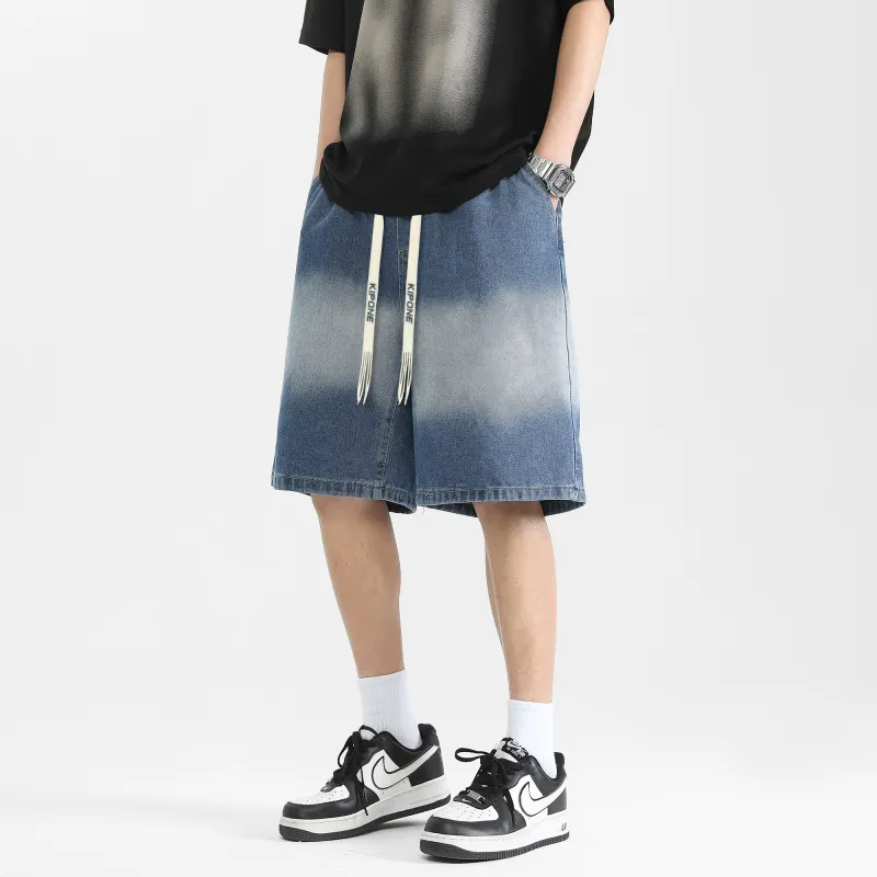 KIPONE Denim Shorts Unisex-8