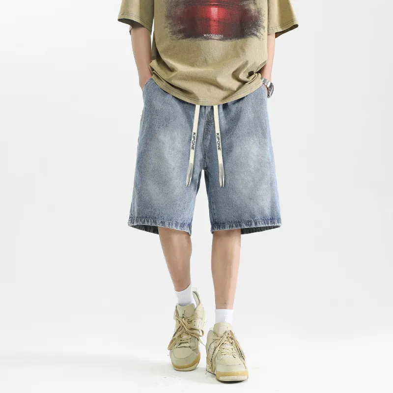 KIPONE Denim Shorts Unisex-7
