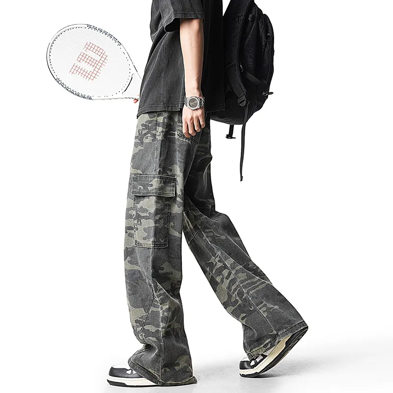 KIPONE Jeans Unisex Camouflage-2