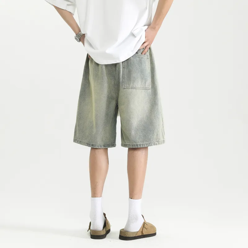 KIPONE Denim Shorts Unisex-19