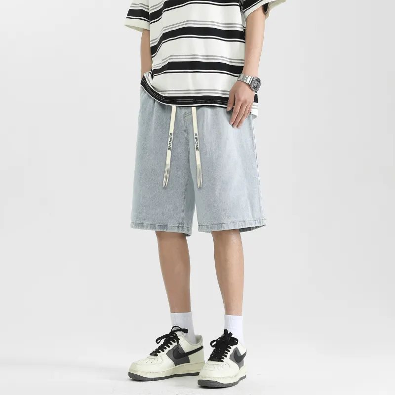 KIPONE Denim Shorts Unisex-2