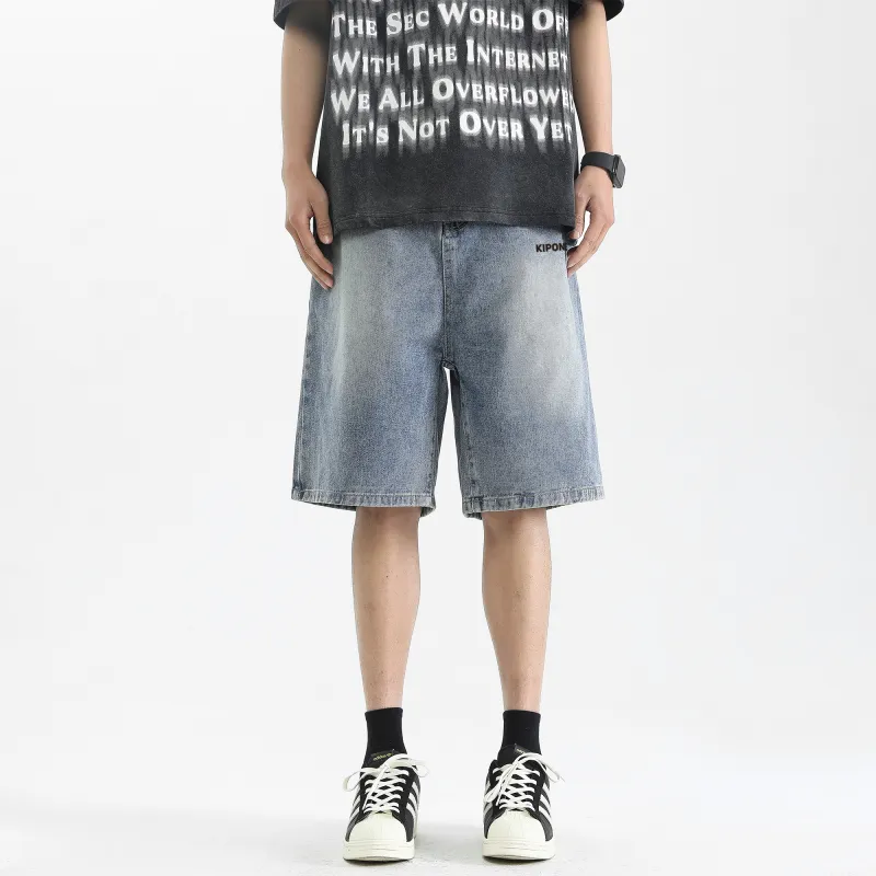 KIPONE Denim Shorts Unisex-6